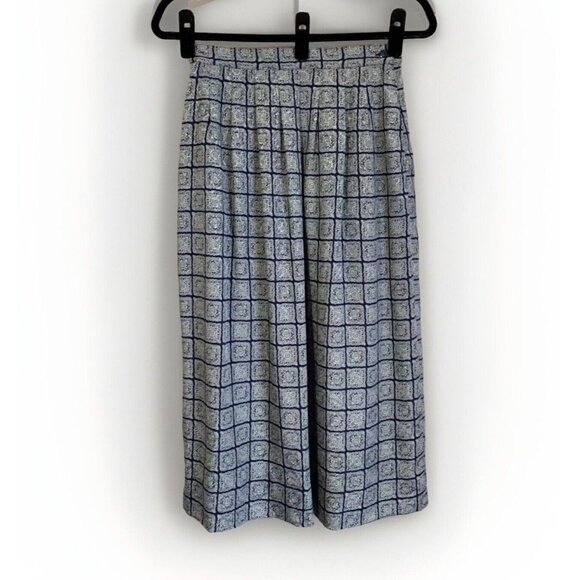 Pendleton Dresses & Skirts - VTG Pendleton Country Sophisticates Skirt Size 8 Windowpane Pockets Grandmacore